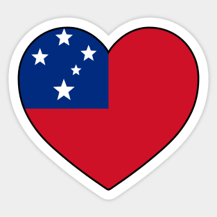 Heart - Samoa Sticker